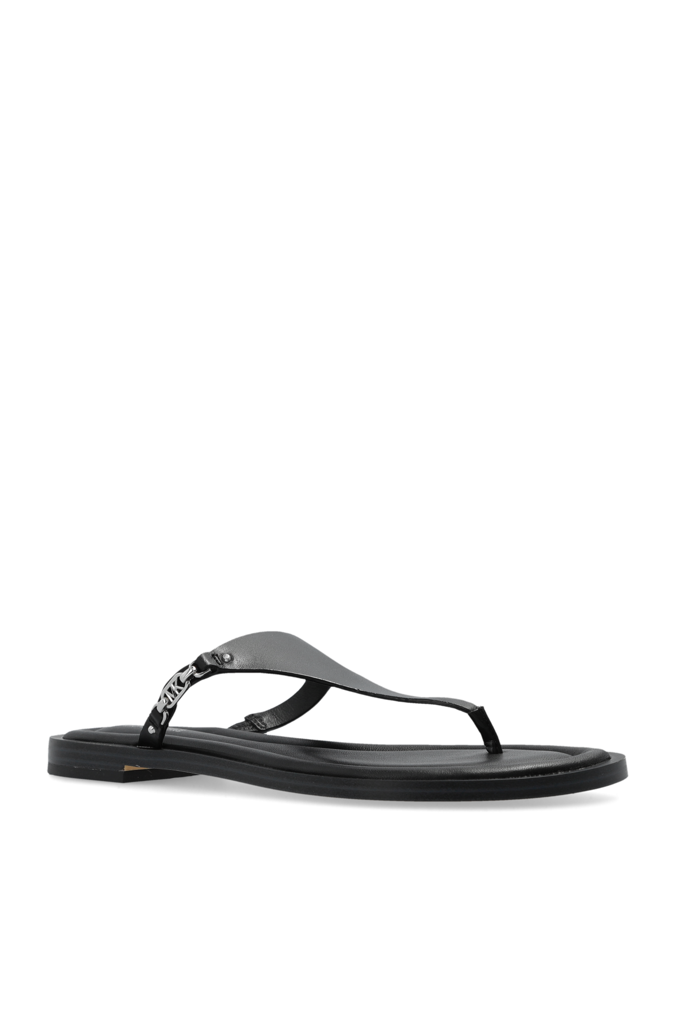 Mk black deals flip flops